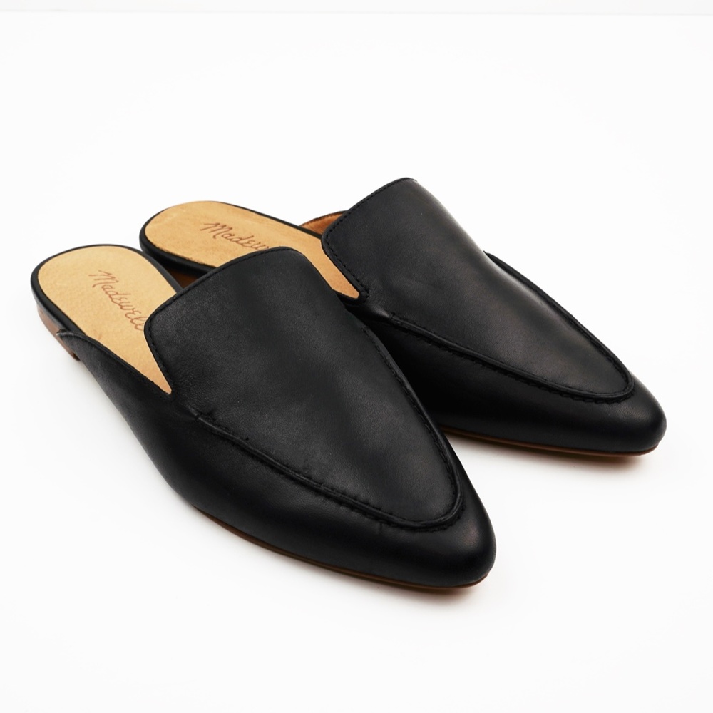 New MADEWELL The Frances Skimmer Mule in Black Leather - Picture 5 of 6